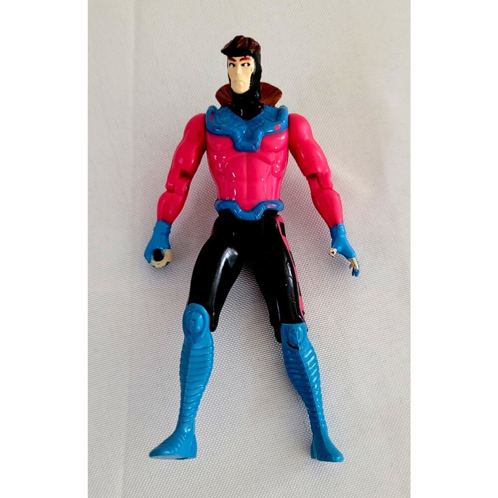 TOYBIZ Marvel X Man Gambit Power Kick Action Figure-Vintage 1992--5 in tall